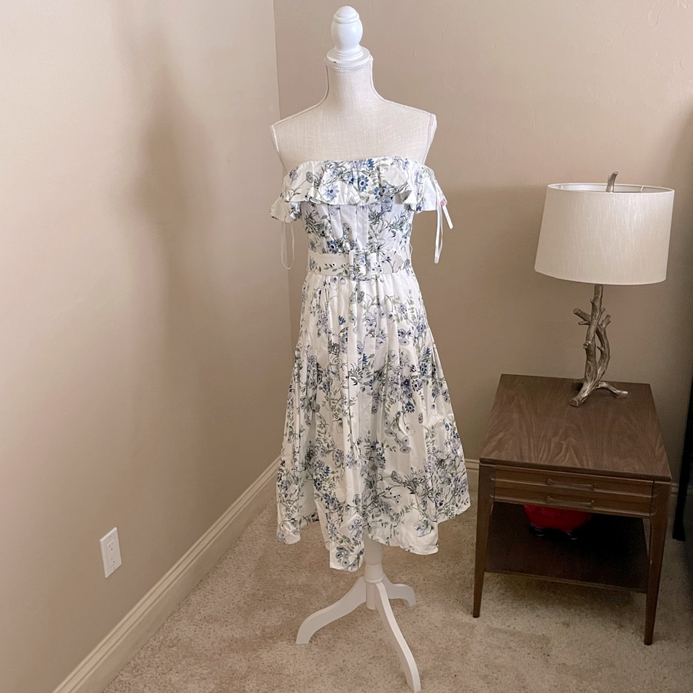 Antonio Melani floral belted dress